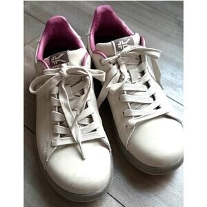 KURU Roam Court Sneakers Grey Magenta Comfort Casual Tennis Shoes Womens 8